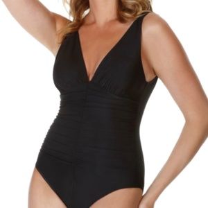 Miraclesuit Black One Piece Swimsuit